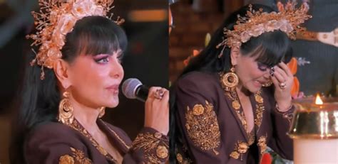 Maribel Guardia Rompe En Llanto Al Cantarle A La Virgen De Guadalupe