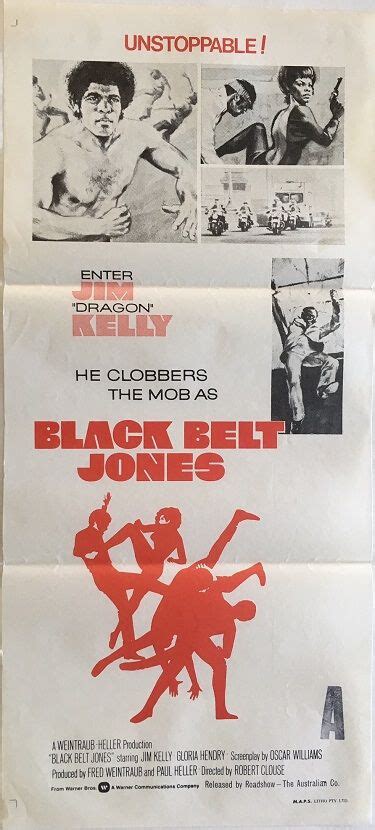 Black Belt Jones Australian Daybill Movie Poster Available For