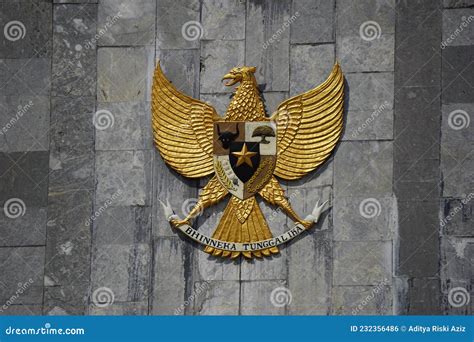 Garuda Pancasila In Jakarta Cathedral. Editorial Photo | CartoonDealer ...