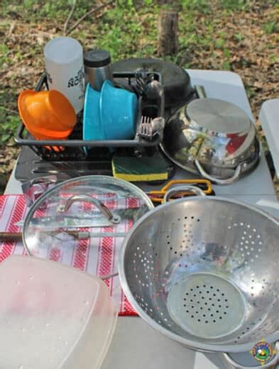 Camping Dish Washing Tips And Techniques Sanitize Them