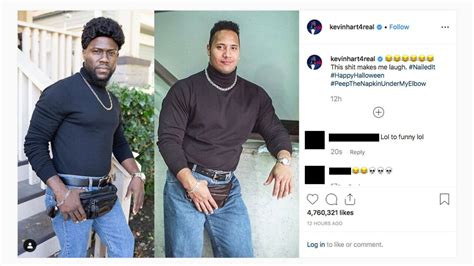 Kevin Hart trolled 'The Rock' for Halloween