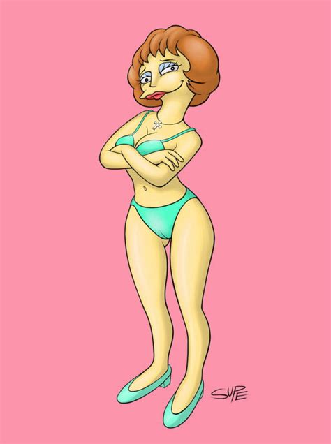 Maude Flanders Tits Milf Swimsuit Big Breast