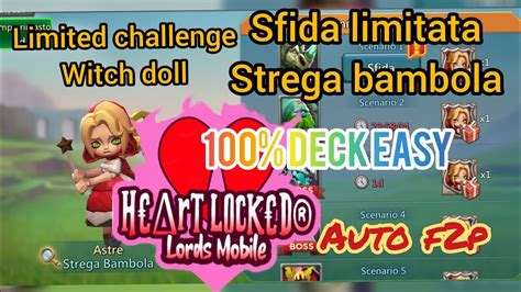 Lords Mobile Sfida Limitata Strega Bambola Scenario Limited