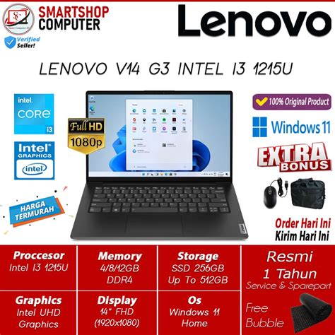 Jual Laptop Lenovo V G Intel Core I U Gb Gb Gb Ssd