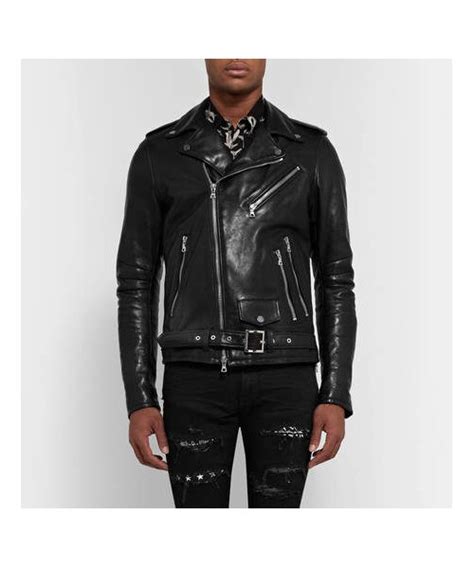 Amiri Amiri Leather Biker Jacket Wear