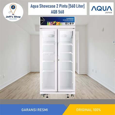 Jual Aqua Showcase 2 Pintu 560 Liter AQB 568 Shopee Indonesia