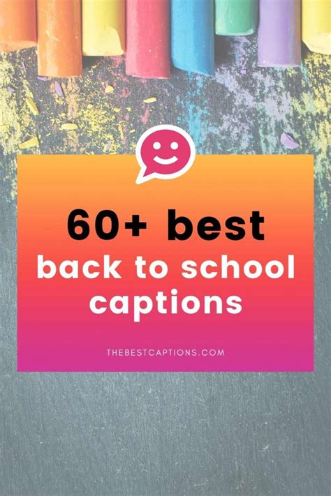 60 Best Back To School Captions