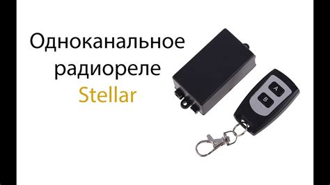 Настраиваем радиореле 1-канальное Stellar 220V - YouTube