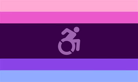 Distinct Disability Flags Disabled Queer Flags Part 5polysexual And Omnisexualflags For Dis