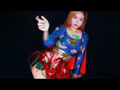 Asmr Supergirl Trapped In Kryptonite Liquid Superman Role Play Cosplay