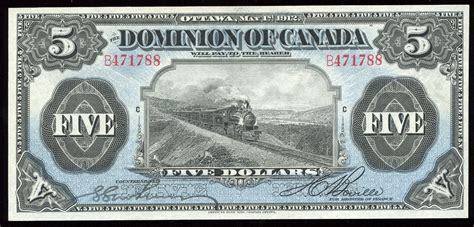Dominion Of Canada 5 1912