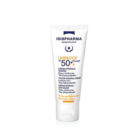 ISISPHARMA Uveblock crème minerale teintée SPF 50 40ml Parapharmacie