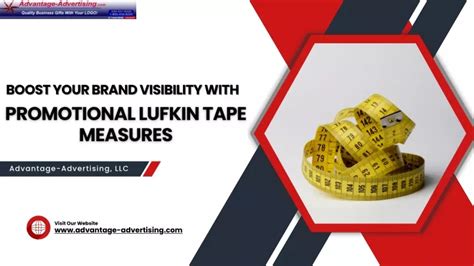 Ppt Boost Your Brand Visibility With Promotional Lufkin Tape Measures