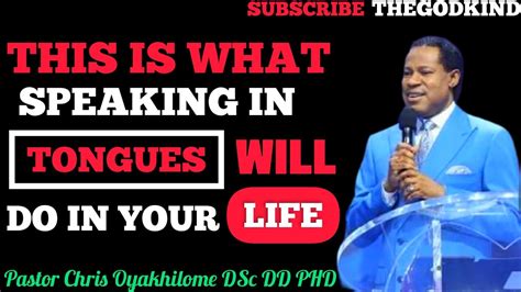 SPEAKING IN TONGUES WITH DO THIS IN YOUR LIFE PASTOR CHRIS