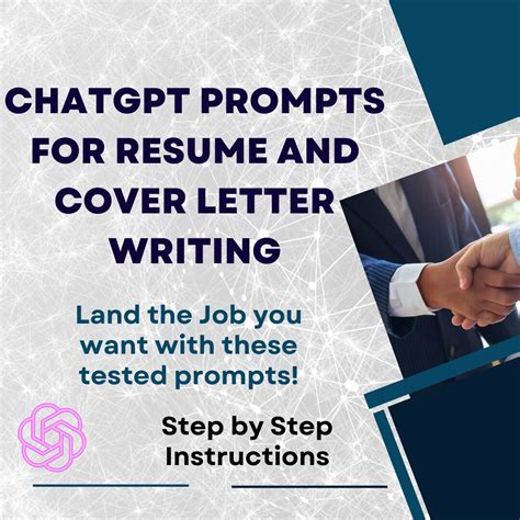 Chatgpt Prompts To Write A Resume And Cover Letter Step By Etsy