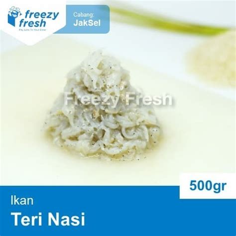 Jual Ikan Teri Nasi Anchovies 500 Gram Segar Beku Vacumm Pack