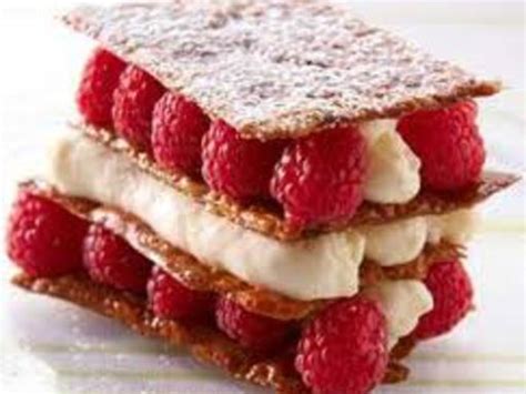 Mille Feuilles Aux Framboises Recette De Mille Feuilles Aux