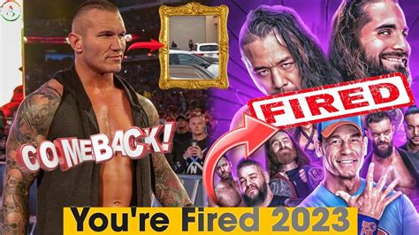 WWE FIRED Randy Orton Return Confirmed Ronaldo 100 In Crown Jewel