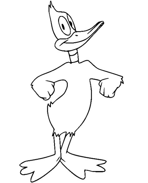 Daffy Duck Coloring Pages Coloringpagesonly