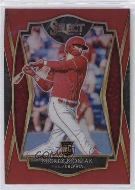 Panini Select Premier Red Prizm Mickey Moniak Rc For