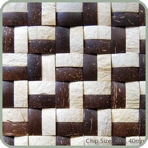 Galam Coconut Tile At Design For Less Shell Tiles Coconut Coconut Shell