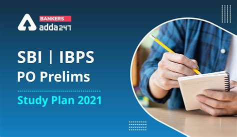 Sbiibps Po Prelims Study Plan 2021