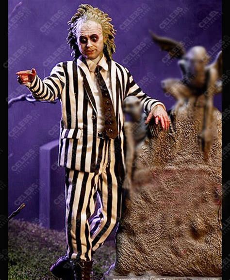 Beetlejuice Costume Suit