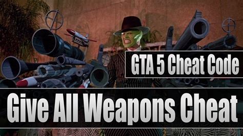 Gta 5 Cheat Code Give All Weaponsguns Cheat Code For Xbox 360 And Ps3