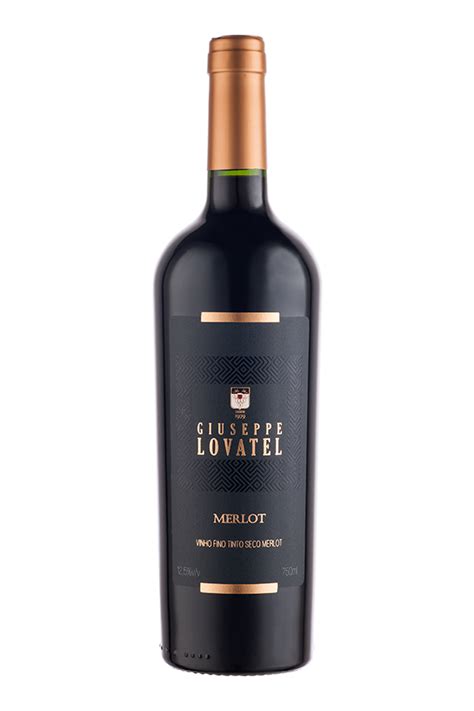 Vinho Fino Tinto Seco Merlot 750ml Vinícola Lovatel