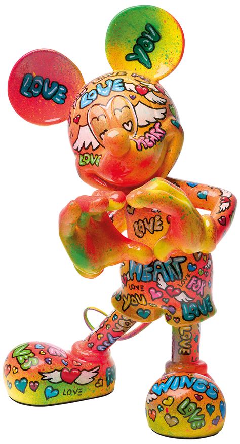 Skulptur Mickey In Love Kunstguss Von Sabrina Seck Kaufen Ars Mundi