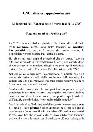 Docsity Riassunto Del Corso Di Diritto Della Crisi E Dell Insolvenza