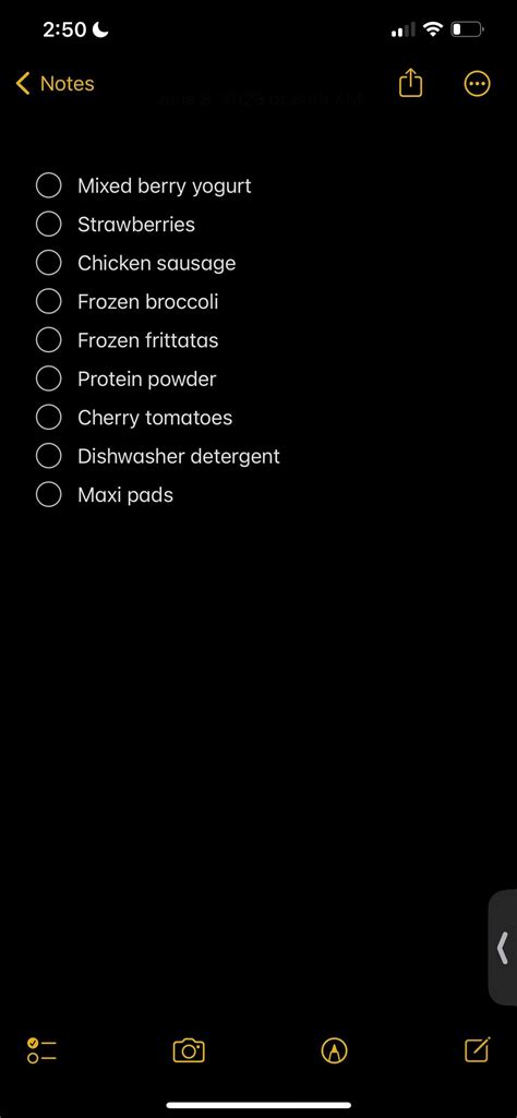 My grocery list : r/notinteresting