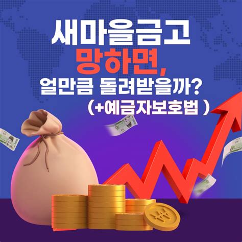 새마을금고 부도충격 뱅크런 사태 총정리근황 예금자보호