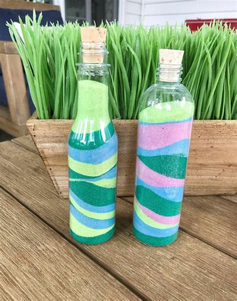 How to Make Mini Sand Art Bottle Decor DIY | Hometalk