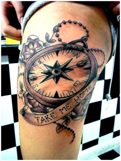 Amazing Compass Tattoo Designs Mens Craze