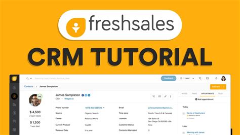 How To Use Freshworks Crm Freshsales Tutorial 2024 Youtube