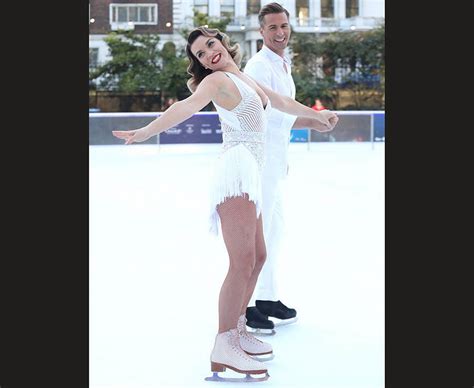 Dancing On Ice Stars Flash Flesh As They Are Released Onto The Ice