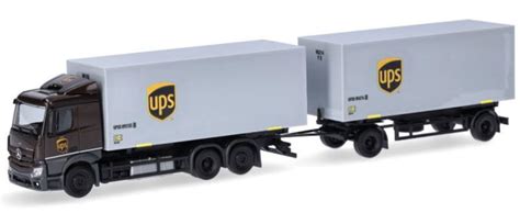 Herpa Model UPS Mercedes Benz Actros Classicspace