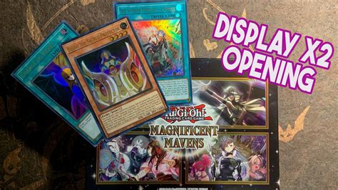 Yu Gi Oh Magnificent Mavens Double Display Box Opening Youtube