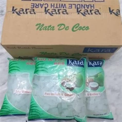 Jual Nata De Coco Kara Dus Karton Isi Bungkus X Kg Gr X