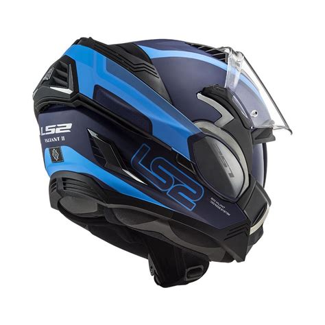 Flip Up Motorcycle Helmet FF900 Valiant Ii Orbit Matt Blue LS2 Moto24