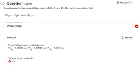 Solved A Reaction Vessel Contains An Equilibrium Mixture Of Chegg