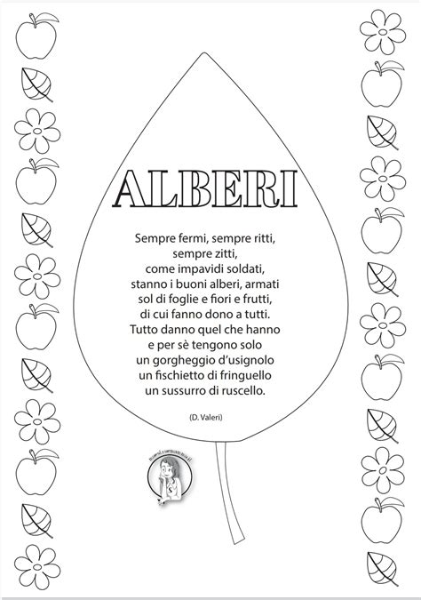 Poesia Di D Valeri Per La Festa Degli Alberi Scuola Primaria