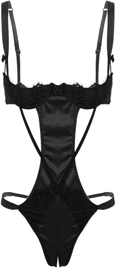 Yuumin Body Sexy Femme Dentelle Ouverte Patchwork Erotique Lingerie