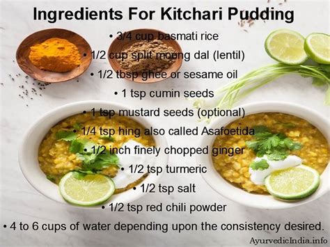 Ayurvedic Food Kitchari A Weight Loss Diet