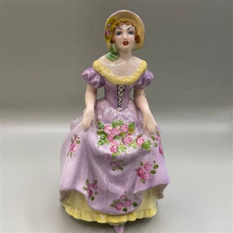 Porcelain Figurine Vintage Marked Crown Etsy