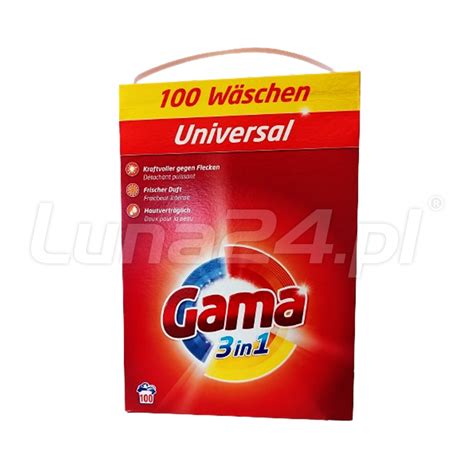 Gama NEW proszek do prania 6 kg 100 prań Hurtownia Niemieckiej Chemii