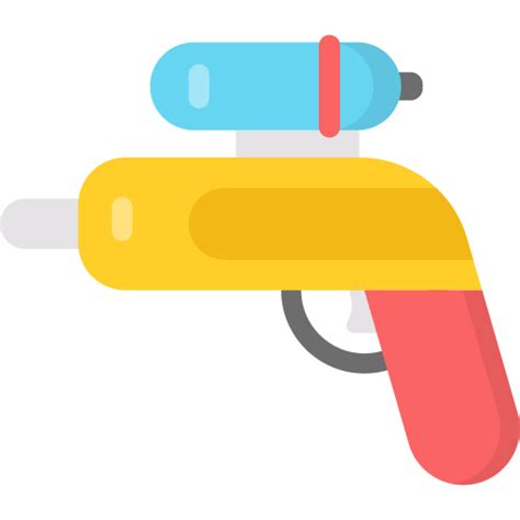 Pistola De Agua Iconos Gratis De Diverso