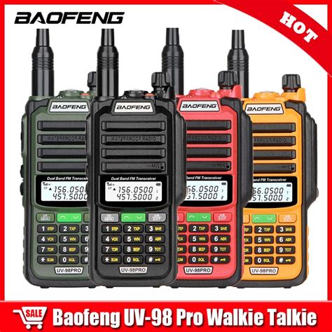 Baofeng Uv Pro Long Range Waterproof Walkie Talkie Dual Band High