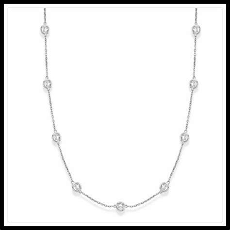 1.80ctw White Sapphire Necklace | Property Room